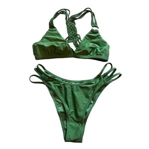 Swimsuits For All Other - Braided green bikini size M